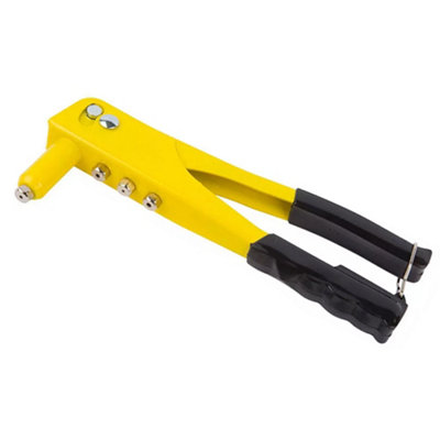 Heavy Duty Hand Pop Rivet Gun Tool Kit + 380PCS Assorted Rivets + 4 ...