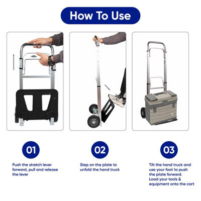 2 wheel luggage cart online