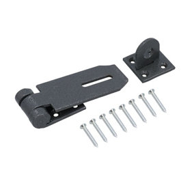 Heavy Duty Hasp and Staple Security Lock for Sheds Doors Gates 1pk