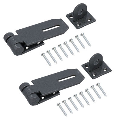 Heavy Duty Hasp And Staple Security Lock For Sheds Doors Gates 2pk ...