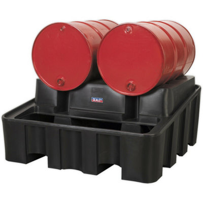 Heavy Duty Horizontal Drum Storage Rack with 450L Spill Tray for Safe ...