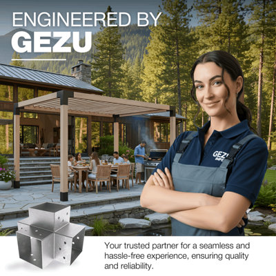 Heavy Duty Hot Dip Galvanised Post Connector X Shape - Pergola 4 Way ...