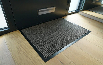Heavy Duty Indoor & Outdoor Rubber Non-Slip Absorbent Barrier Mat - Beige 60 x 90 cm - 4