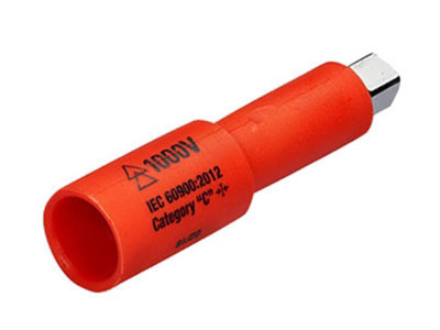 Heavy-Duty Insulated 3/8in Drive Extension - 75mm for Safe Electrical Line Work
