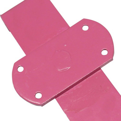 Heavy Duty Kick Over Latch - Pink (Stable Door Kickover Catch Gate Lock) - 7
