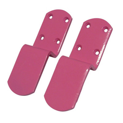 Heavy Duty Kick Over Latch - Pink (Stable Door Kickover Catch Gate Lock) - 9