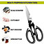 Heavy Duty Kitchen Scissors with Protective Cover Multipurpose Cooking Scissors