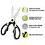 Heavy Duty Kitchen Scissors with Protective Cover Multipurpose Cooking Scissors