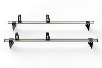 Heavy Duty Ladder Roof Rack Bar System with Load Stops for Ford Transit L1/L2H1 2000 to 2014