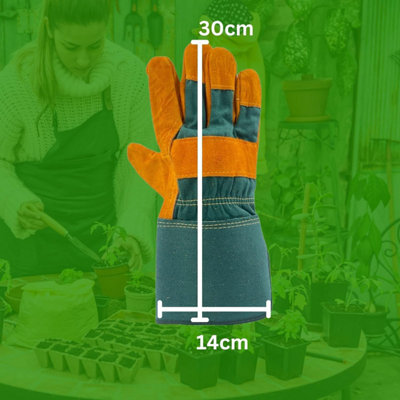 Waterproof Work Gloves Gardening Glove Puncture Resistant For Men