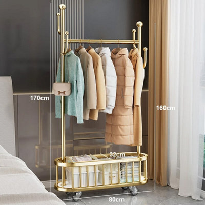 Heavy Duty Light Luxury Garment Rack