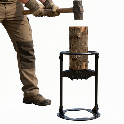 Heavy Duty Log Splitter Manual Kindling Cutter Firewood Stand
