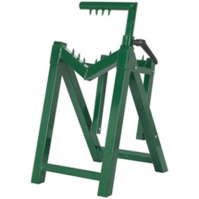 Heavy Duty Log Stand - Holds Logs Up To 230mm Diameter - Folds Down Flat