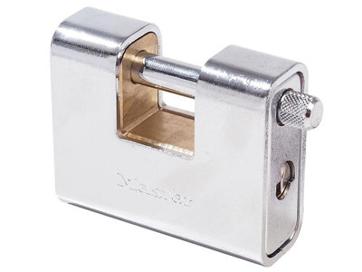 Heavy-Duty Master Lock Armoured 80Mm Zinc Body Shutter Padlock for