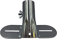 Heavy Duty Metal Broom Handle Bracket With Adjustable Brace Diameter