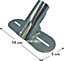 Heavy Duty Metal Broom Handle Bracket With Adjustable Brace Diameter