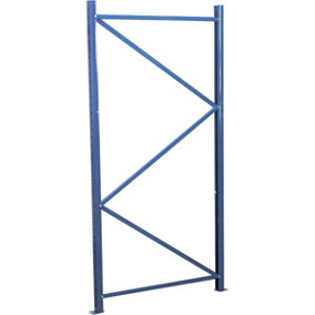 Heavy Duty Metal Warehouse Racking Frame - 2000 x 1000mm - Diagonal Struts