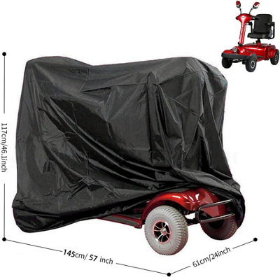 Mobiliteit Scooter Cover Waterdicht Outdoor 140x69x92cm - Ultieme Regen, UV, Windbescherming Waterdichte Mobiliteit Scooters Accessoires Rolstoel Cover Machine Wasbaar