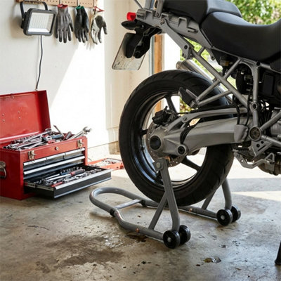 Heavy Duty Motorcycle Front Paddock Stand for Maintenance & Storage