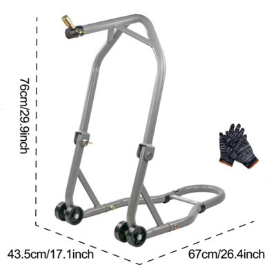 Heavy Duty Motorcycle Front Paddock Stand for Maintenance & Storage