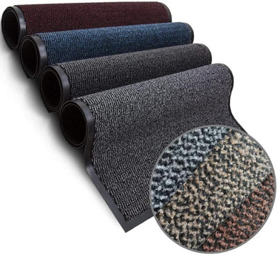 Heavy Duty Non Slip Barrier Mat - Blue 60 x 90 cm - 4