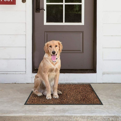 Heavy Duty Large Door Mat Non Slip Barrier Rubber Back Floor Rug Home  Kitchen