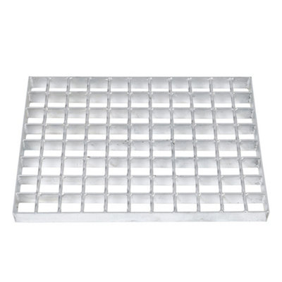 Heavy Duty Outdoor Drain Cover Grate Galvanized Steel 100cm W x 110cm D