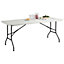 Heavy Duty Picnic Camping 6ft Folding Plastic Table Portable Banquet BBQ Tables