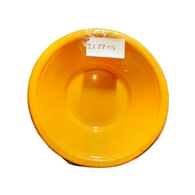 Heavy Duty Plastic Bowl (Pack of 20) Yellow (One Size)