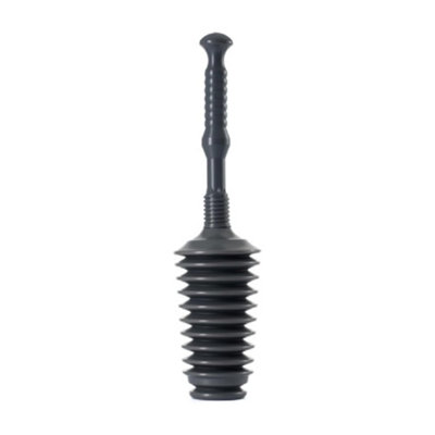 Heavy Duty Plastic Toilet Plunger Powerful Drain Unblocker with Ergonomic Handle Ideal for Toilets Clog R/emover (Pack of 1)