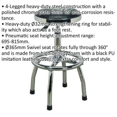 Swivel work online stool