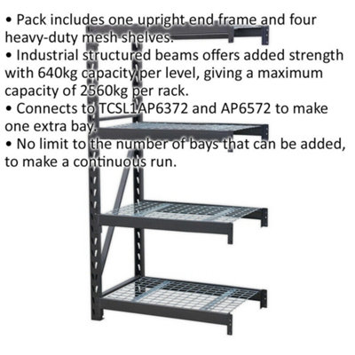 Heavy Duty Racking Extension Pack - For Use with ys02459 & ys02463 Racking Unit