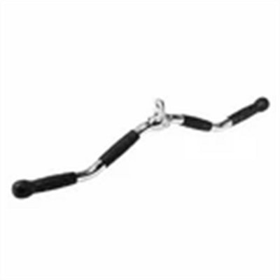 Heavy Duty Revolving Curl Pull Down Bar Cable Attachment Handle Fitness Gym
