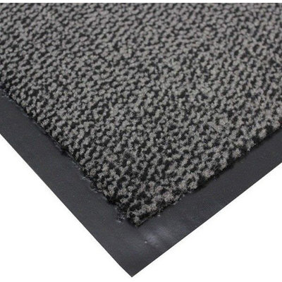 Heavy Duty Rubber Non-Slip Absorbent Barrier Mat - Black 40 x 60cm ...