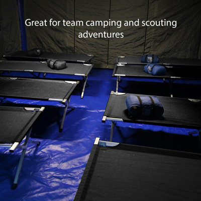 Heavy Duty Single Folding  Camp Bed