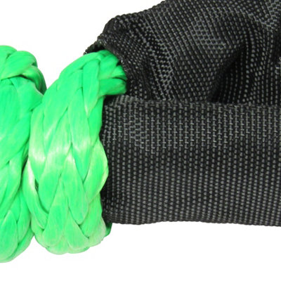 Heavy Duty Soft Shackle Recovery Rope - 14MM X 60CM Green (Towing ...