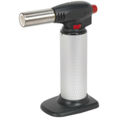 Heavy Duty Soldering Blow Torch & Hands Free Stand - Adjustable Flame Gun