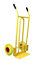 Heavy Duty Solid Toe Sack Truck With Puncture Proof Wheels, Dual Safety Handles, Sturdy Tubular Steel Framework, 200kg Capacity
