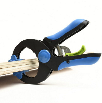 Spring Clamps, 6 Inch Plastic Clamps For Woodworking, Large Heavy Duty