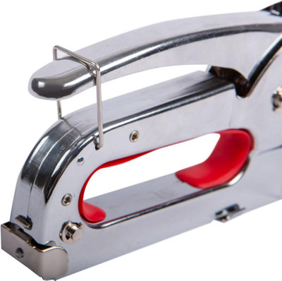 Heavy Duty Staple Gun 3 in 1 Upholstery Staple Nail Steel Gun