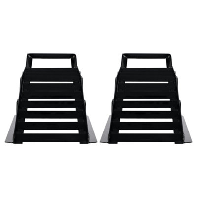 Heavy Duty Steel Car Ramps - Laser Welded, Anti-Corrosion Finish, 10 ...
