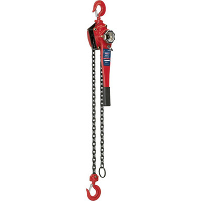 Heavy Duty Steel Lever Hoist with 1000kg Capacity and 1.5m Chain Length