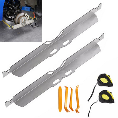 Heavy Duty Steel Wheel Alignment Toe Plates with Tape Measures ...