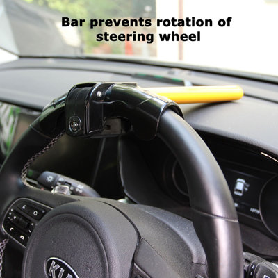 Heavy Duty Steering Wheel Lock - 5