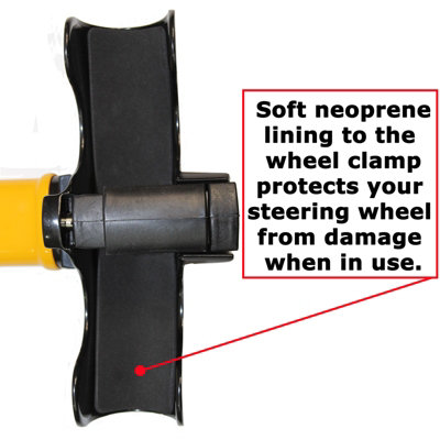 Heavy Duty Steering Wheel Lock - 6
