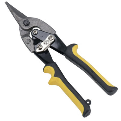 Heavy Duty Straight Aviation Tin Snips Sheet Metal Cutters Cutting Shears 250mm