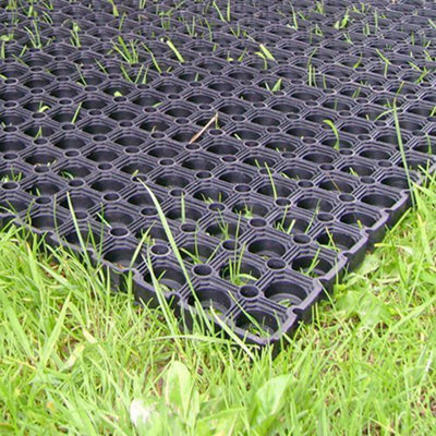 Heavy Duty Thick Rubber Grassmat / Playground Safety Flooring 1.5m x 1.0m