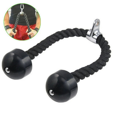 Heavy Duty Tricep Exercise Rope Multi Gym Cable Attachment