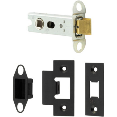 Heavy Duty Tubular Latches - 45 Degree Short Travel in Sleek Black Finish