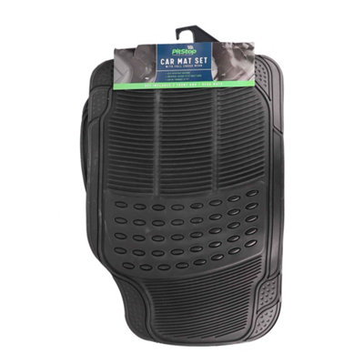 Heavy-Duty Universal Car Mat Set with Full Cross Rear